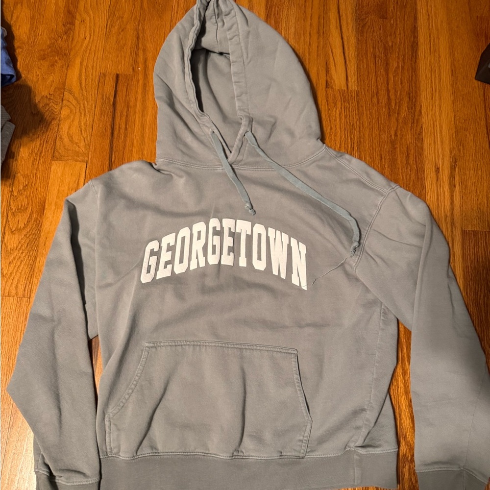 Brandy Melville Gray Georgetown Hoodie
